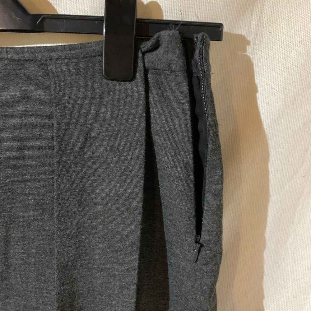 Banana republic // Grey faux wrap mini skirt size 2